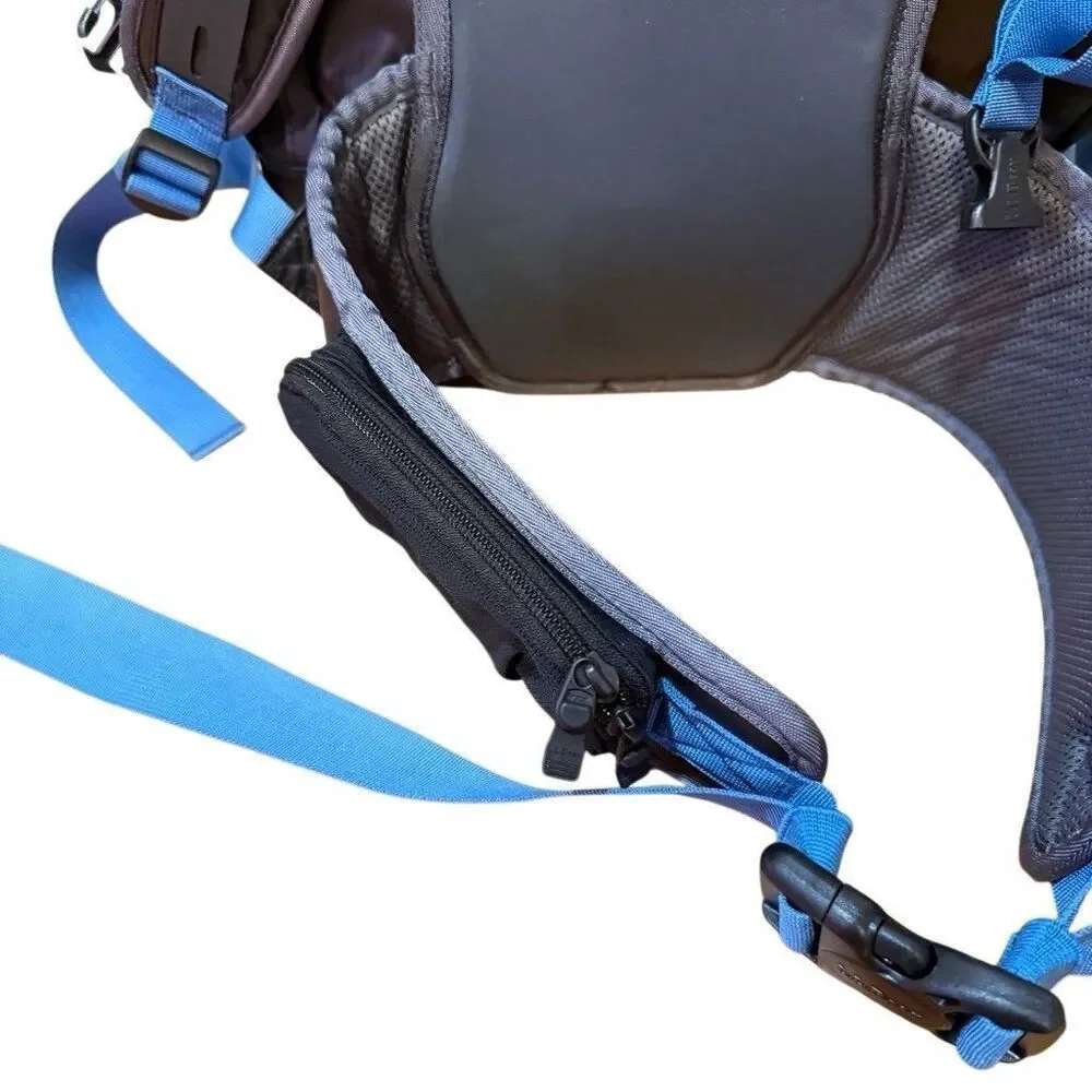 L.L. Bean All Conditions Daypack Hiking Backpack Waterproof 24L Black Blue